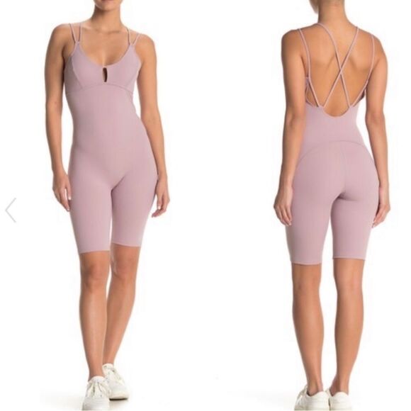 Free People Movement Glow One Piece Bodysuit Light Purple In Color Size Medium‎ - Picture 3 of 13